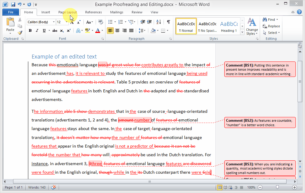 how to fix spacing in word grammatical errors